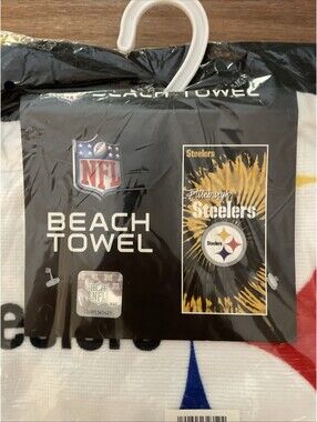 Pittsburgh Steelers Beach Towel 30x60 Northwest Group NEW